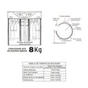 Ver imagem 4 de Secadora de Roupas Fischer Super Ciclo - 8kg Branca, 127v - Secagem Eficiente e Prática para Seu Dia