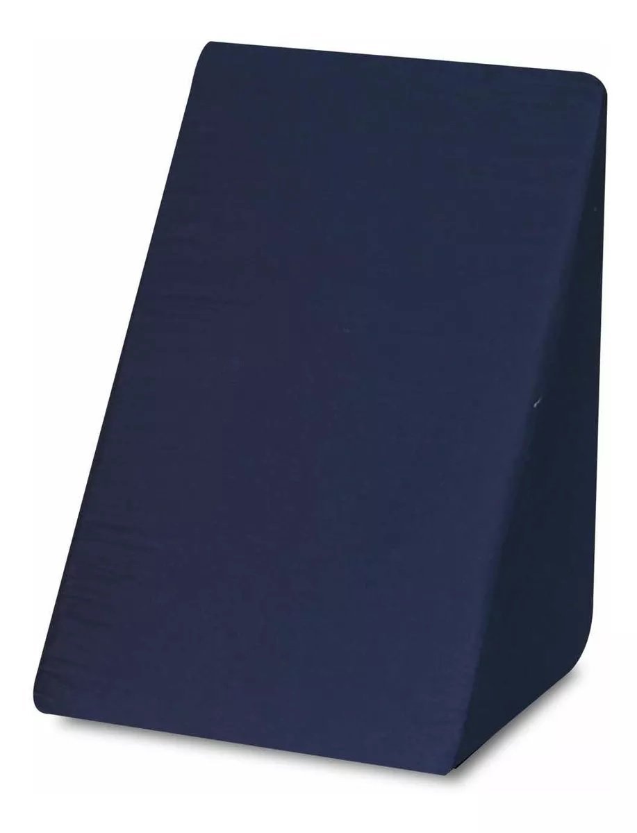 Travesseiro Encosto Triangular para Leitura Amamentação Repouso Coluna Ortopédico com Capa Tr
