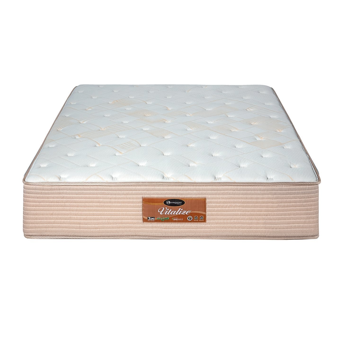 Colchão Queen Sankonfort Molas Ensacadas Vitalize 158x198x34 - 1
