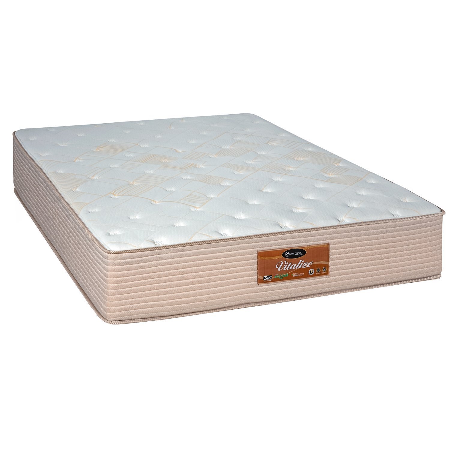 Colchão Queen Sankonfort Molas Ensacadas Vitalize 158x198x34 - 3