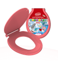 Ver imagem 1 de Assento Tampa para Vaso Sanitário Oval Infantil Especial Dudubaby Perfumado Talco Rosa Durín