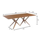 Ver imagem 3 de Mesa de Jantar Madeira Maciça Retangular 1,80m Eva