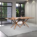Ver imagem 1 de Mesa de Jantar Madeira Maciça Retangular 1,80m Eva