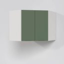 Ver imagem 2 de Armário Aéreo Canto Oblíquo 2 Portas Ipanema CabeCasa MadeiraOriginals