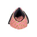 Ver imagem 1 de Bolsa de Transporte e Cama Iglu Pet 2 em 1 Amora Top Impermeável: Dino Rosa