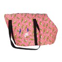 Ver imagem 2 de Bolsa de Transporte e Cama Iglu Pet 2 em 1 Amora Top Impermeável: Dino Rosa