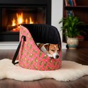 Ver imagem 5 de Bolsa de Transporte e Cama Iglu Pet 2 em 1 Amora Top Impermeável: Dino Rosa