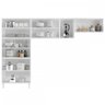 Cozinha De Aço Compacta Mirage New 11 Portas 6 Prateleiras com Vidro Branco - Telasul - 2