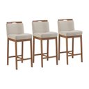 Ver imagem 1 de Conjunto 3 Banquetas Madeira Maciça Dani