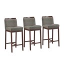 Ver imagem 1 de Conjunto 3 Banquetas Madeira Maciça Dani