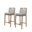 Ver imagem 1 de Conjunto 2 Banquetas Madeira Maciça Dani