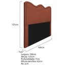 Ver imagem 3 de Cabeceira Queen Bari P02 160 Cm para Cama Box Suede - Doce Sonho Móveis Cabeceira Queen Cabeceira Es