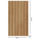Ver imagem 3 de Painel Ripado em MDF 183cmx90cmx3cm