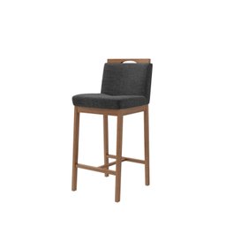 Conjunto 4 Banquetas Madeira Maciça Dani - 3