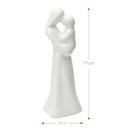 Ver imagem 2 de Enfeite Estatueta Mãe e Bebê cor branco brilho 17cm
