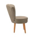 Ver imagem 4 de Kit 3 Cadeiras para Mesa de Jantar Estrutura em Madeira Maciça Tecido Veludo Premium Pés Palito