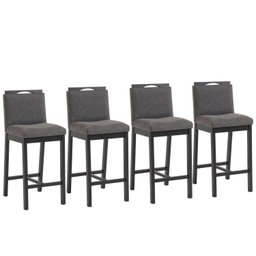 Conjunto 4 Banquetas Madeira Maciça Dani - 1