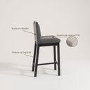 Ver imagem 5 de Conjunto 4 Banquetas Madeira Maciça Dani