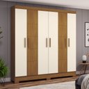 Ver imagem 1 de Guarda Roupas Casal 6 Portas 2 Gavetas B73