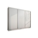 Ver imagem 1 de Guarda Roupa Solteiro 3 Portas e 6 Gavetas Diamond/londres Branco - Novo Horizonte