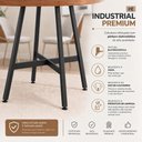 Ver imagem 6 de Mesa de Jantar Viena 90 cm Estrutura em Aço Carbono e Tampo BP 15mm