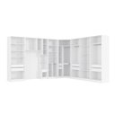 Ver imagem 2 de Quarto Modulado Adapt 16 Portas 9 Gavetas MDP 397cm Branco