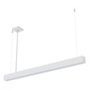 Ver imagem 1 de Lustre Pendente Taschibra Vetor Linear Led 35w Bivolt Branco 6500k Luz Fria