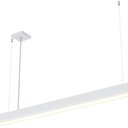 Ver imagem 2 de Lustre Pendente Taschibra Vetor Linear Led 35w Bivolt Branco 6500k Luz Fria