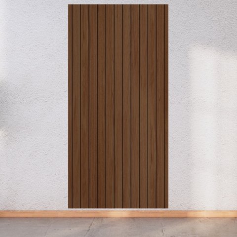 Painel Ripado em MDF 183CMX90CMX3CM Marrom/Havana Caemmun
