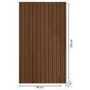 Ver imagem 3 de Painel Ripado em MDF 183CMX90CMX3CM Marrom/Havana Caemmun