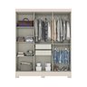 Guarda Roupas Casal 6 Portas 2 Gavetas B73 - 2