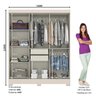 Guarda Roupas Casal 6 Portas 2 Gavetas B73 - 4