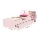 Ver imagem 3 de Cama Baú Solteiro com Cama Auxiliar Liz