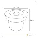 Ver imagem 3 de Embutido de Solo Chão Led 6000k 12w Bivolt Prata Lm1108