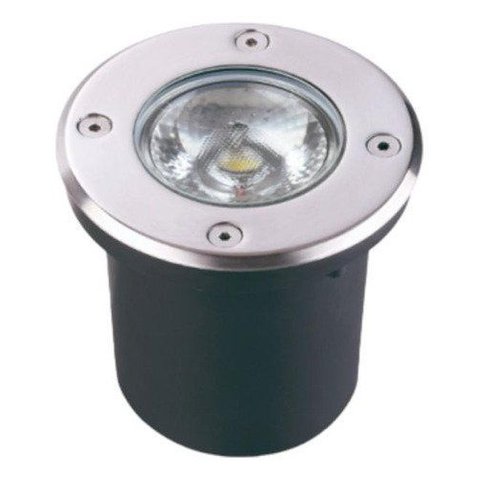 Embutido de Solo Chão Led 6000k 12w Bivolt Prata Lm1108