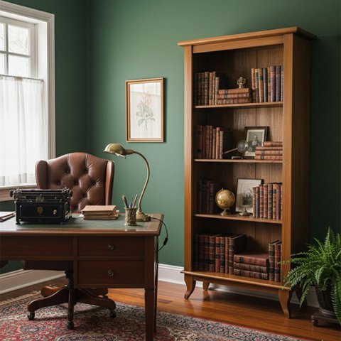 Multiuso de Madeira Vintage 1,73m Plateleira Retrô sem Portas Luiz Xv Castanho