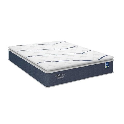Colchão Casal Molas Ensacadas Masterpocket Magnum Pillow Top (138x188x28) - Plumatex