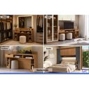 Ver imagem 5 de Modulado Quarto Mesa Nicho 20cm Liga Canela Kappesberg