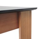 Ver imagem 6 de Mesa de Jantar Lyon Pés Madeira Maciça Tampo MDF Laqueado 135x70 - Amêndoa Preto