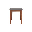 Ver imagem 4 de Mesa de Jantar Lyon Pés Madeira Maciça Tampo MDF Laqueado 135x70 - Amêndoa Preto