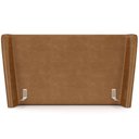 Ver imagem 3 de Cabeceira Cama Box King 195cm Nilo P05 Couríssimo Whisky - Lyam Decor