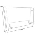 Ver imagem 5 de Cabeceira Cama Box King 195cm Nilo P05 Couríssimo Whisky - Lyam Decor