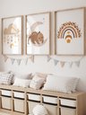 Ver imagem 1 de Kit 3 Quadros Decorativos Infantil Animais Safari No10