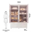 Ver imagem 6 de Kit Berço Cômoda e Guarda Roupa Peroba Elô Quarto Infantil