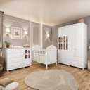 Ver imagem 7 de Kit Berço Cômoda e Guarda Roupa Peroba Elô Quarto Infantil