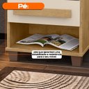 Ver imagem 7 de Mesa de Cabeceira Turim com 2 Gavetas e Nichos