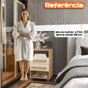 Ver imagem 4 de Mesa de Cabeceira Turim com 2 Gavetas e Nichos