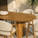 Ver mais imagens de Conjunto Mesa de Jantar Savana e 8 Cadeiras Arezzo Madeira Laminado Natural Área Gourmet