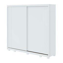 Guarda Roupa Casal Ripado 2 Portas 4 Gavetas com Pés Upper Yescasa  - 3