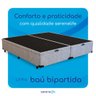Cama Box Baú Queen Size Bipartida Serenelife - Tecido Alpha 56 - 6